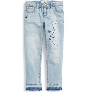 Kids butterfly jeans